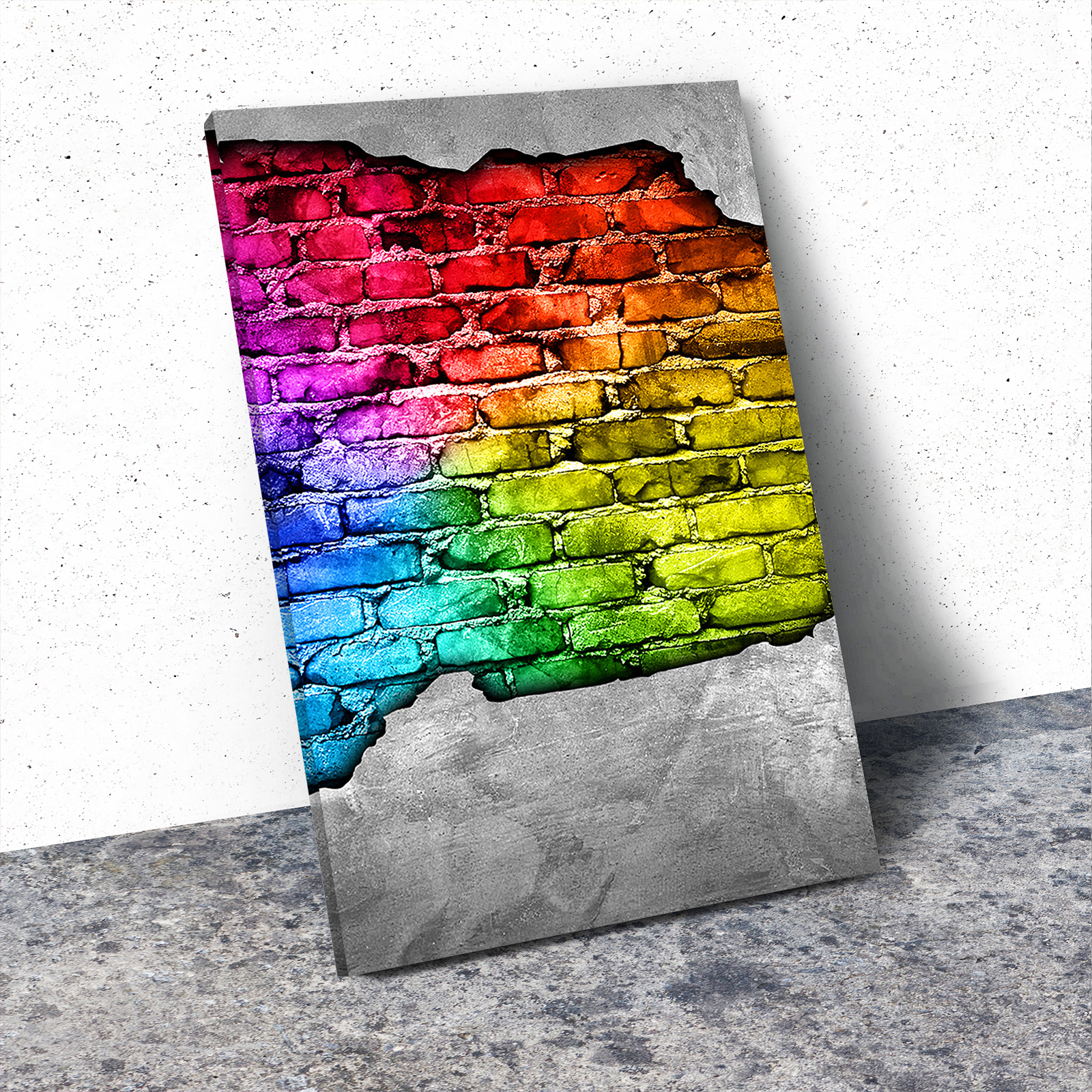 Colorful Wall Portrait Abstract Canvas Wall Art Large Picture Prints - Picture 2 of 7